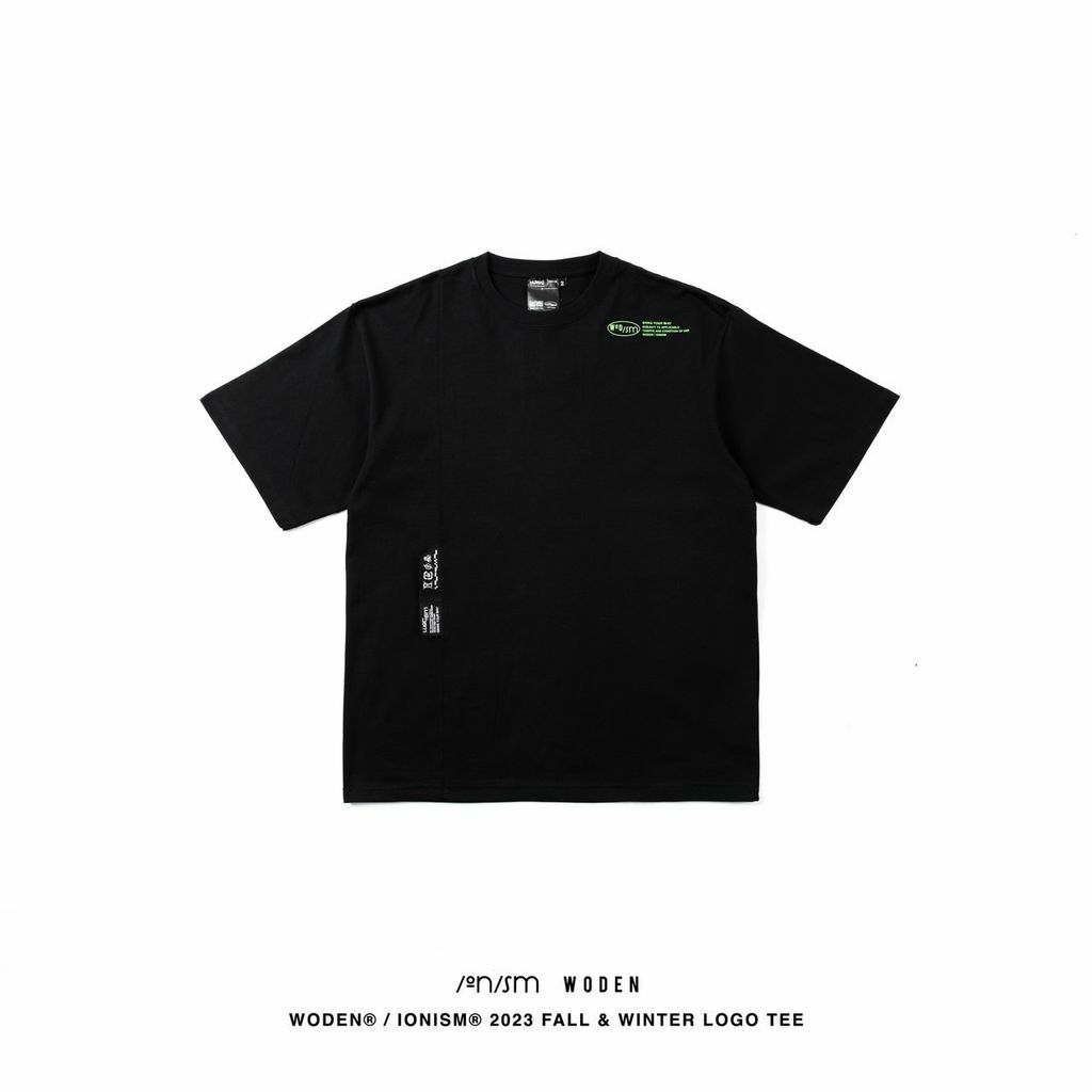 WODEN® / IONISM® 2023 Fall & Winter LOGO Tee 黑