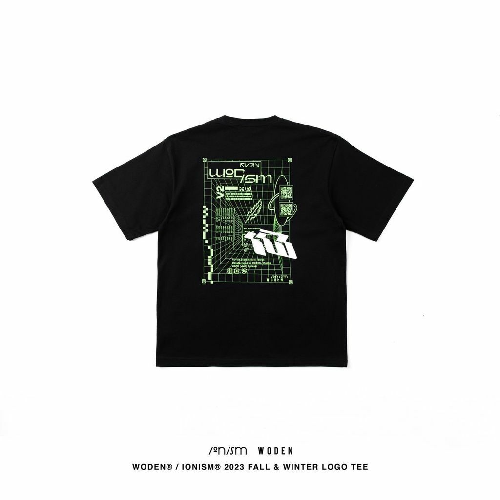 WODEN® / IONISM® 2023 Fall & Winter LOGO Tee 黑