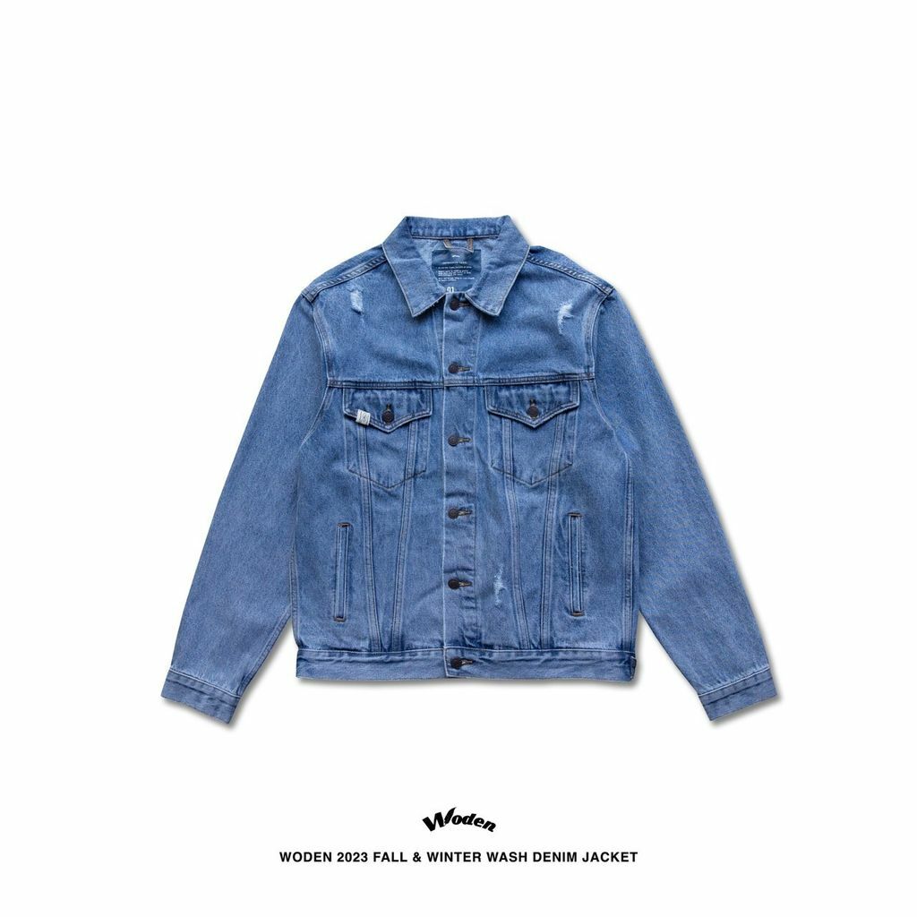 WODEN 2023 Fall & Winter Wash Denim Jacket