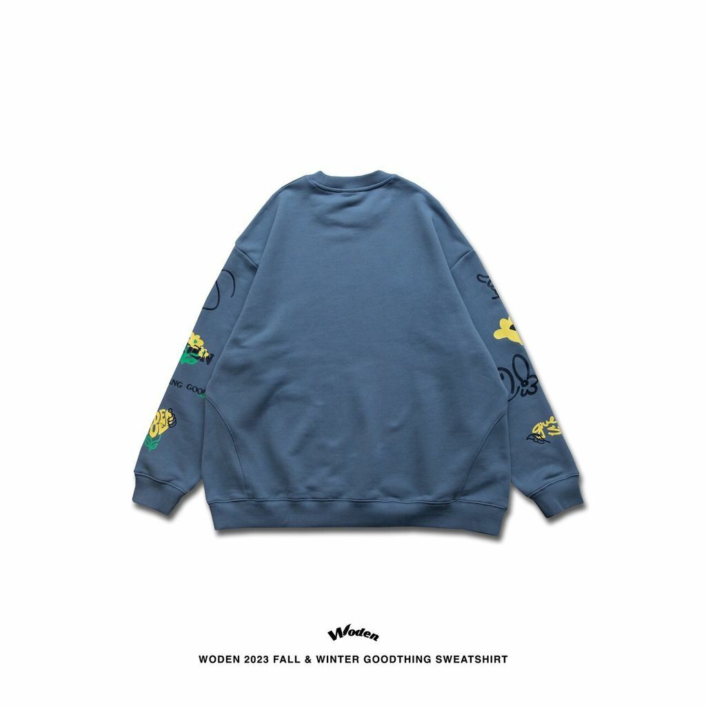 WODEN 2023 Fall & Winter Goodthing Sweatshirt 藍