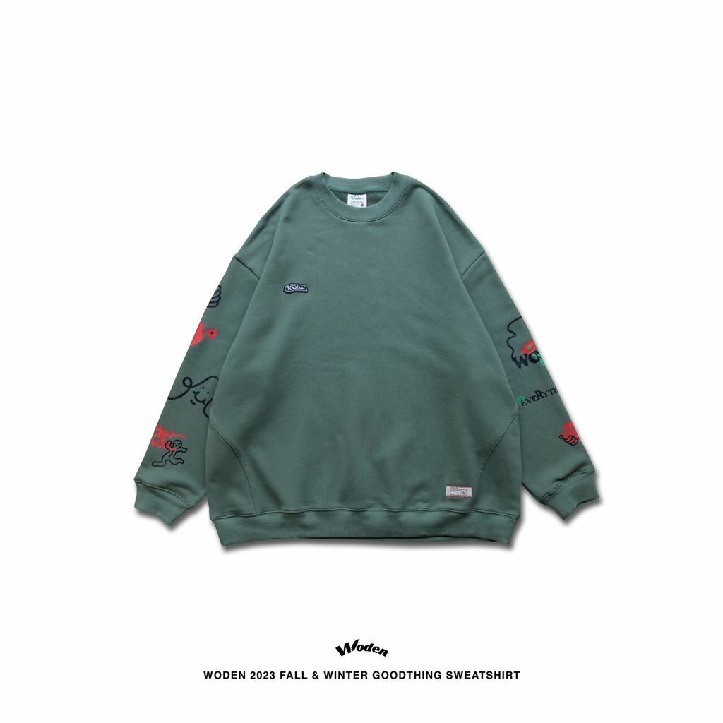 WODEN 2023 Fall & Winter Goodthing Sweatshirt 綠