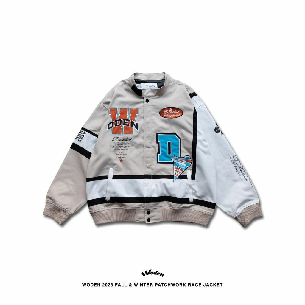 無預警"限量發售" WODEN 2023 Fall & Winter Patchwork Race jacket