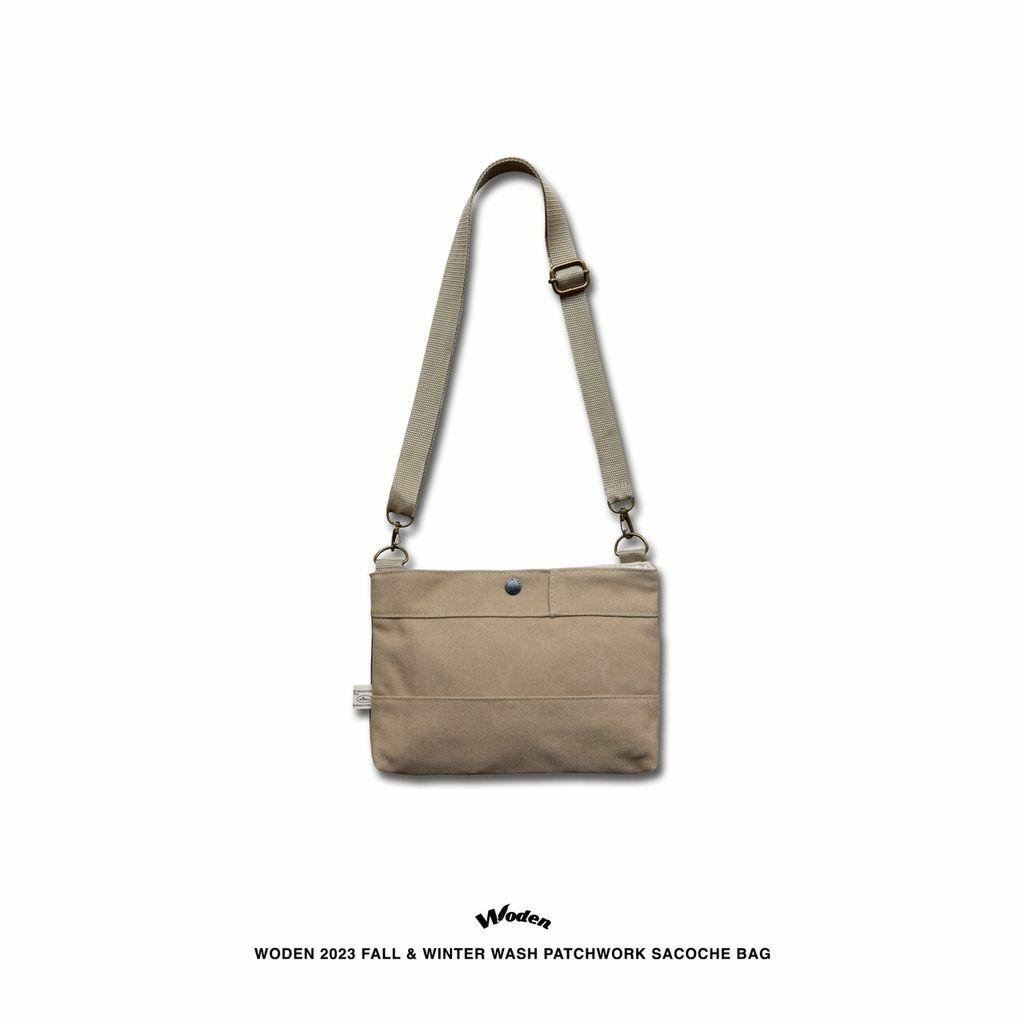 WODEN 2023 Fall & Winter Wash Patchwork Sacoche Bag