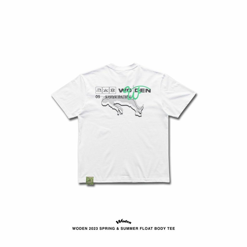 WODEN 2023 Spring & Summer Float Body Tee 白