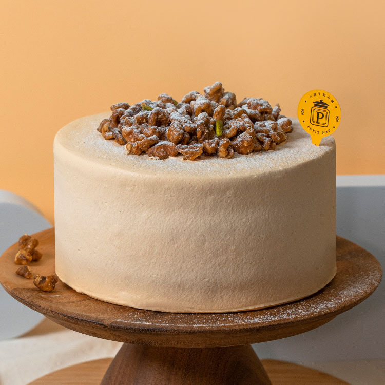 北海道生乳-焦糖核桃蛋糕