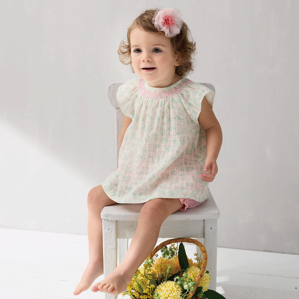 PIPPY清爽花草印花3件組禮盒 米