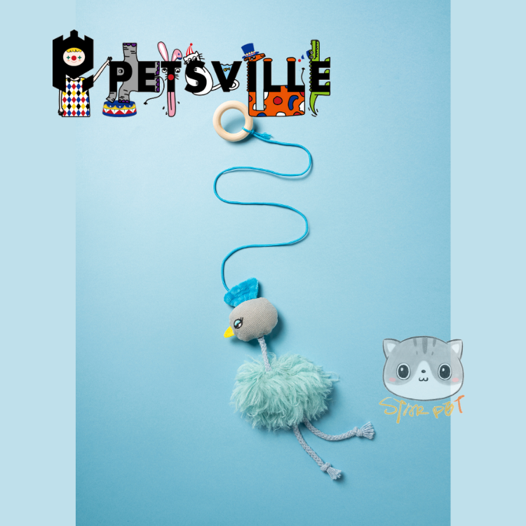 Petsville Peacock Bounce Cat Teaser