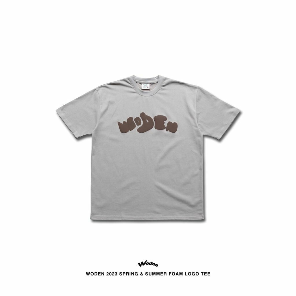 最後現貨 WODEN 2023 Spring & Summer Foam LOGO tee 杏色款