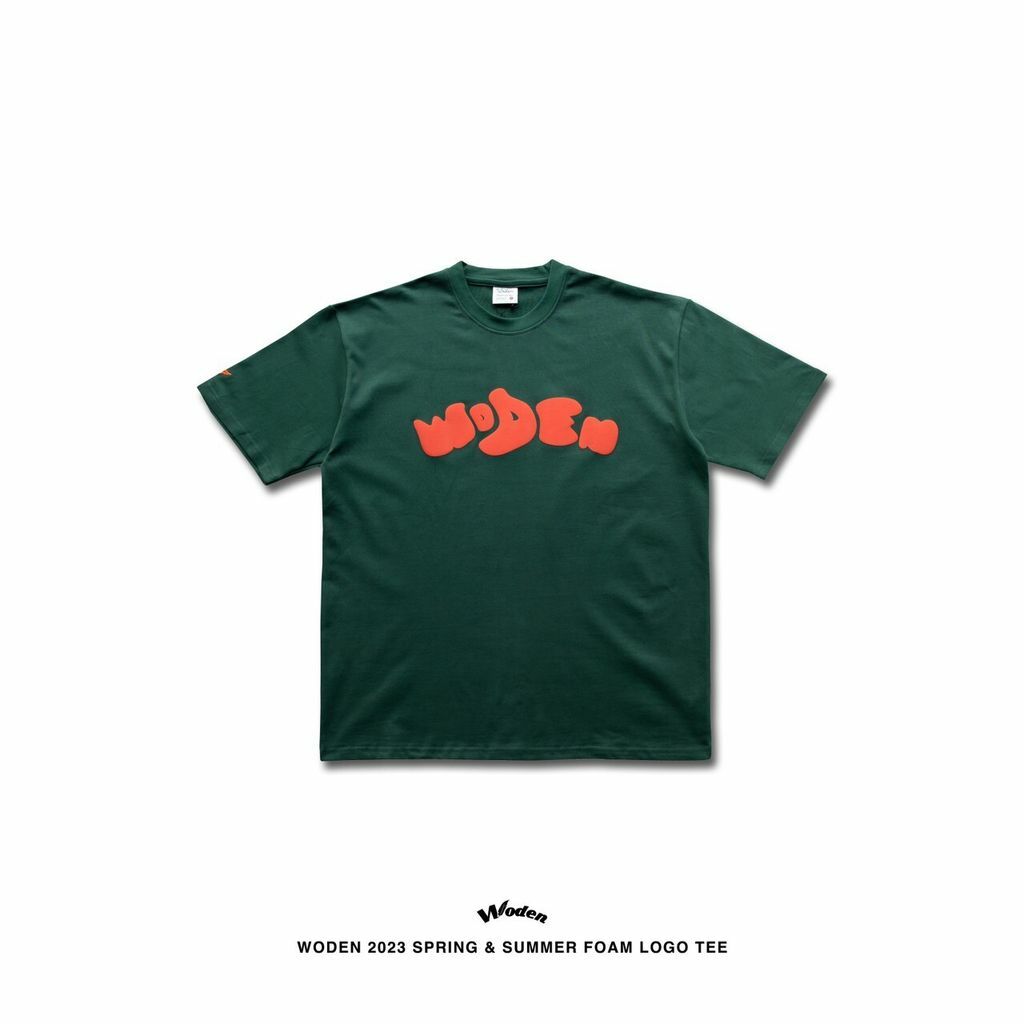 最後現貨 WODEN 2023 Spring & Summer Foam LOGO tee 綠色款
