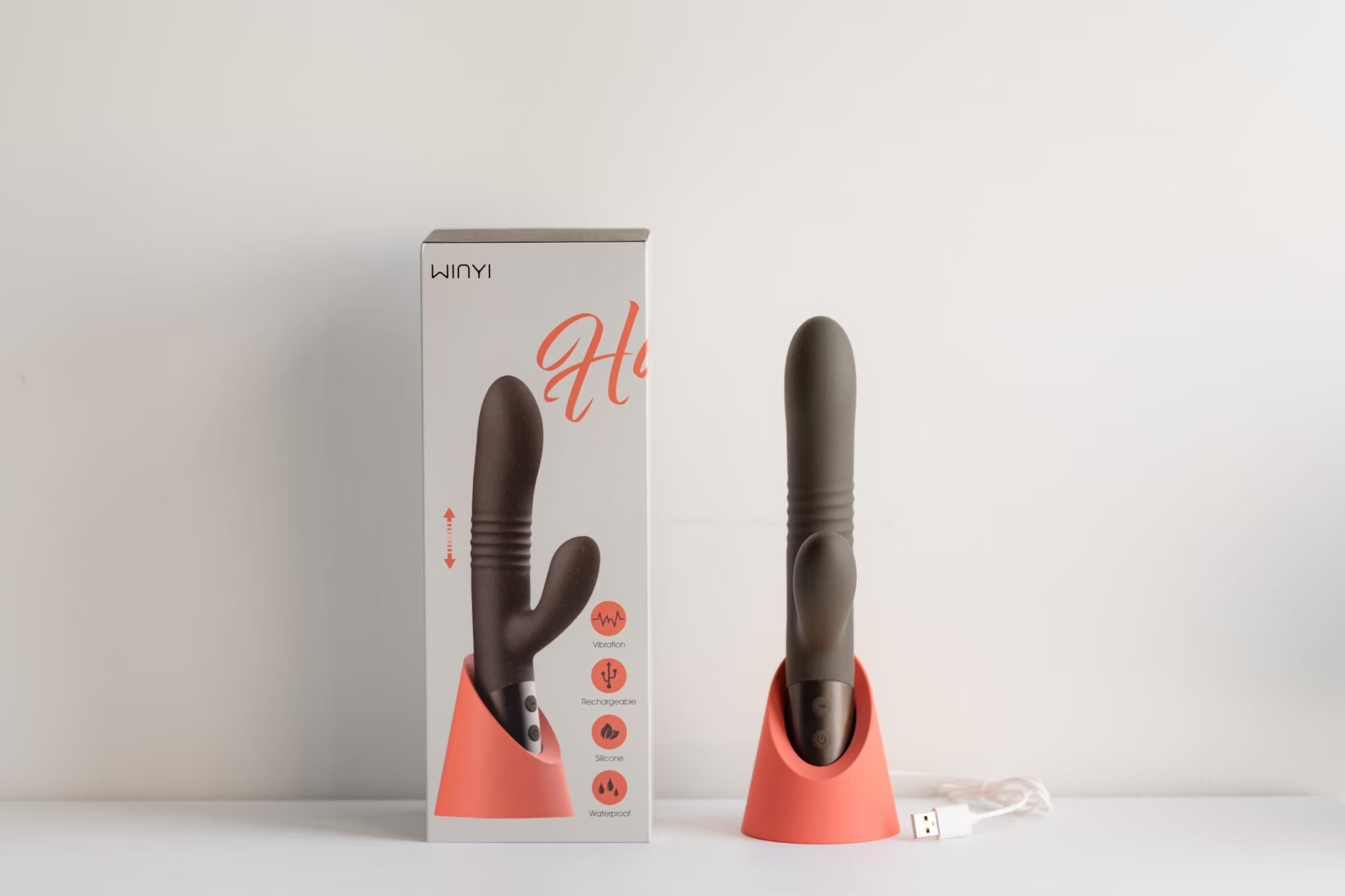 明王伸縮衝刺按摩棒