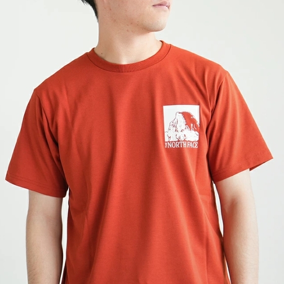 日本代購 THE NORTH FACE 北臉 背面印花 戶外露營 短袖 上衣 四色 JUN-