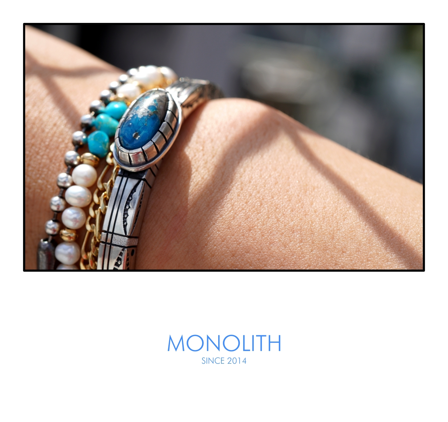 綠松石四方打印【手環】