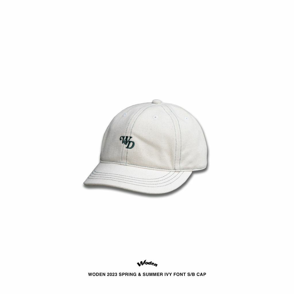 WODEN 2023 Spring & Summer IVY Font S/B Cap 白