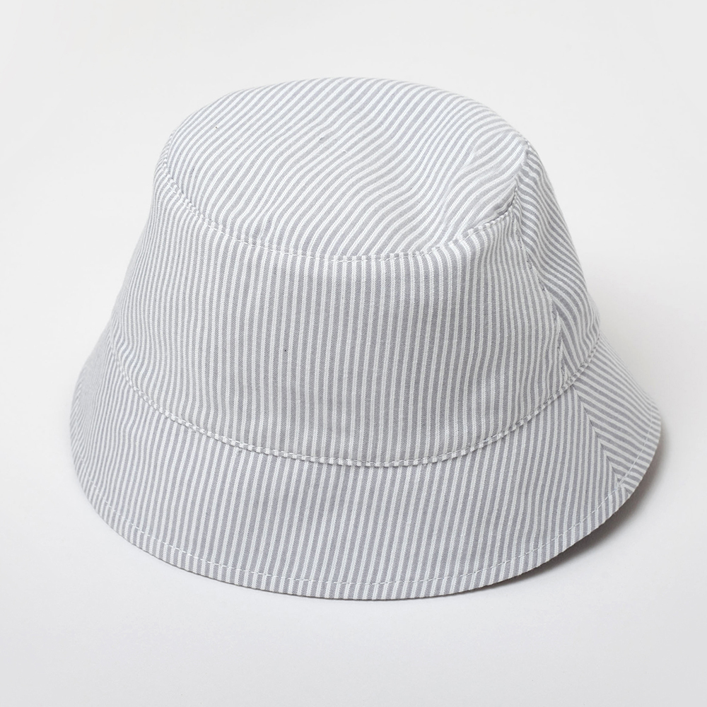 PIPPY小汽車印花雙面戴棉質漁夫帽 藍