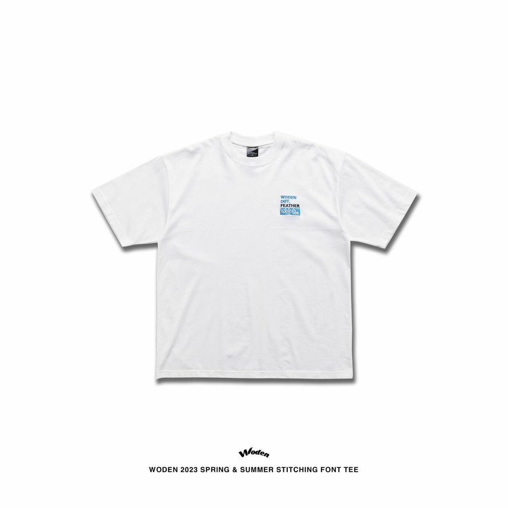 WODEN 2023 Spring & Summer Stitching Font tee