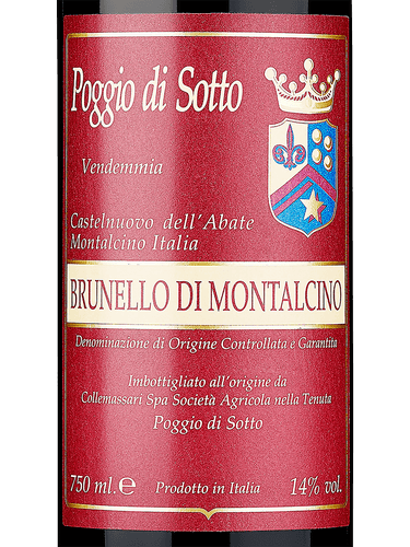Poggio di Sotto Brunello di Montalcino 2017 (RP97)