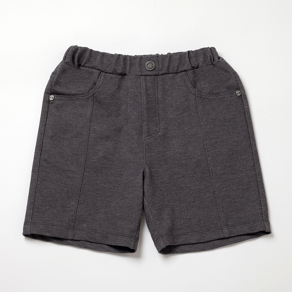 PIPPY帥性剪接彈性針織褲 灰