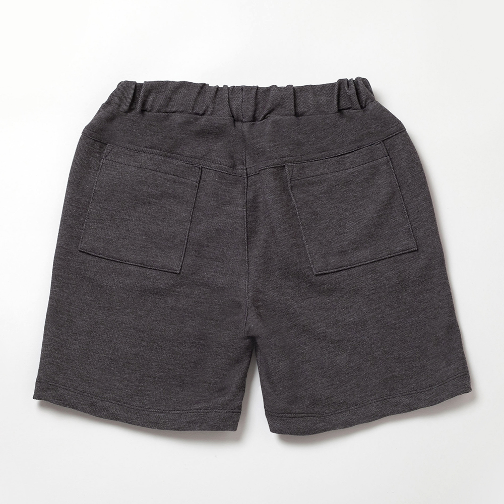 PIPPY帥性剪接彈性針織褲 灰