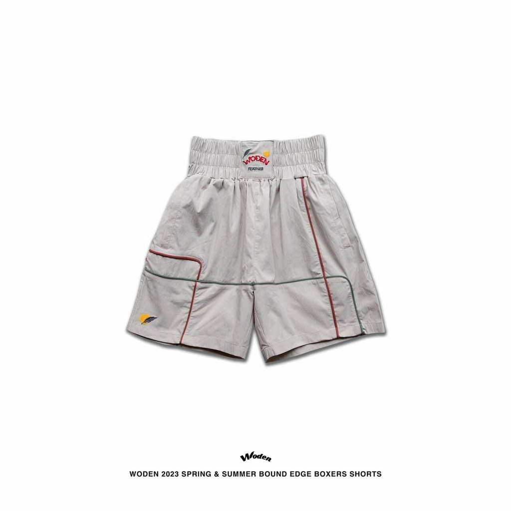 WODEN 2023 Spring & Summer 026 Bound edge boxers Shorts