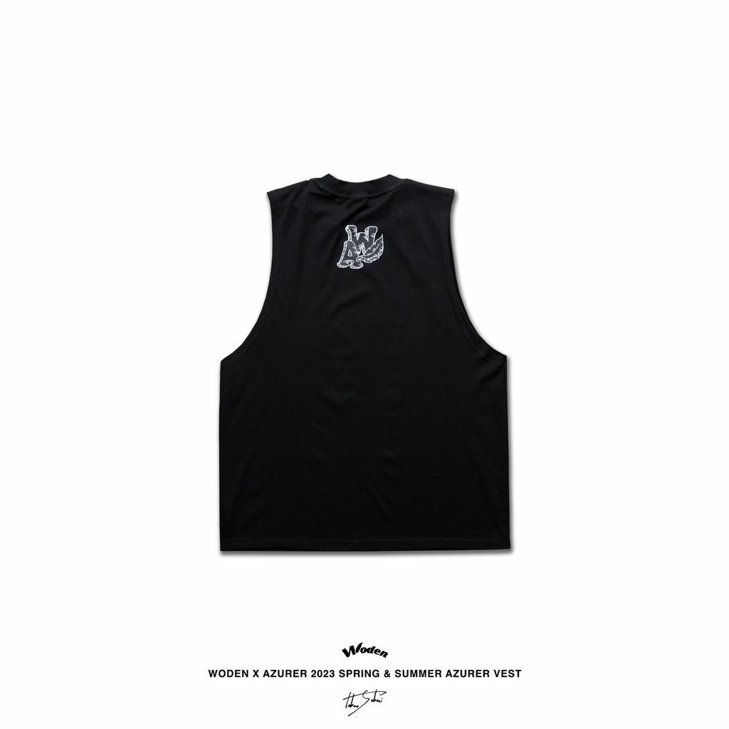 WODEN X Azurer 2023 Spring & Summer 038 Azurer Vest - 黑