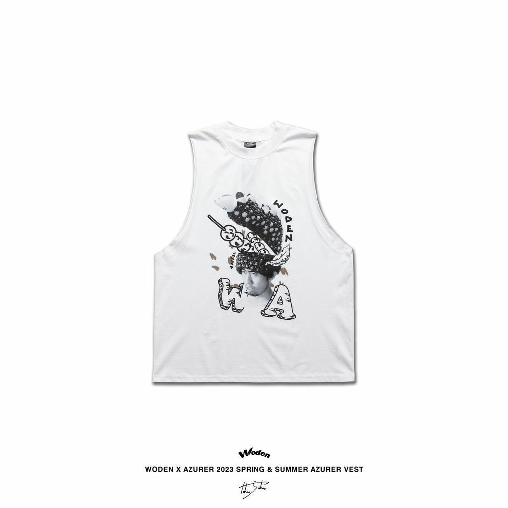 WODEN X Azurer 2023 Spring & Summer Azurer Vest - 白