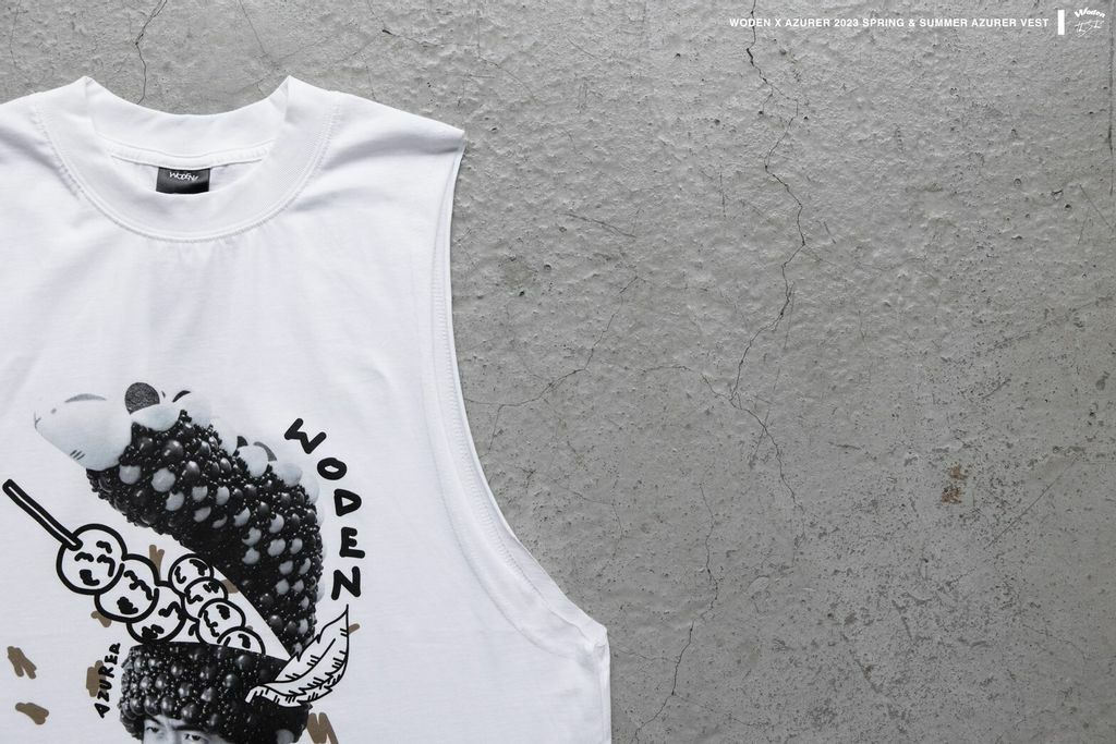 WODEN X Azurer 2023 Spring & Summer Azurer Vest - 白