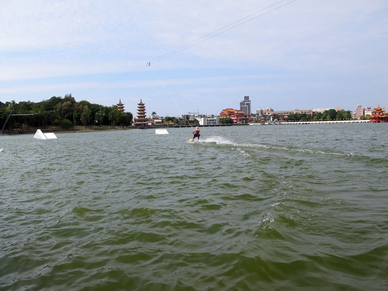 蓮池潭,滑水,hanchor