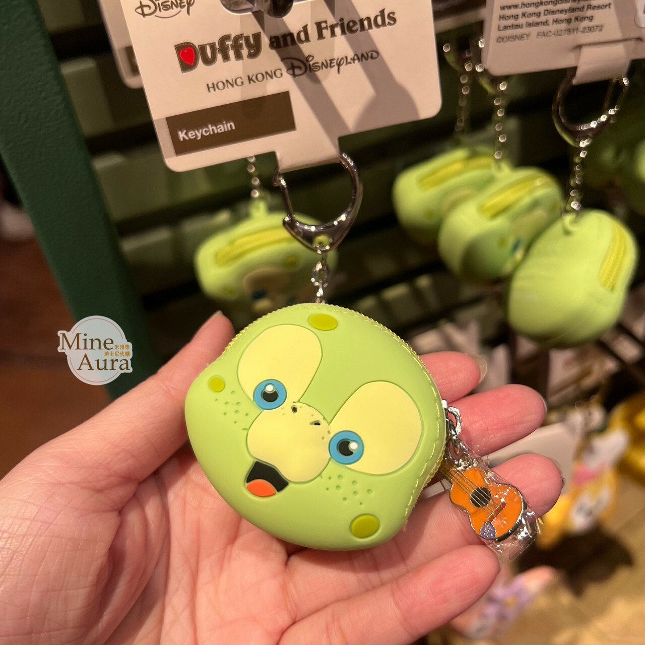 (現貨) 奧樂米拉 海龜 OluMel 大頭 矽膠 零錢包 鑰匙圈 吊飾 -香港迪士尼樂園