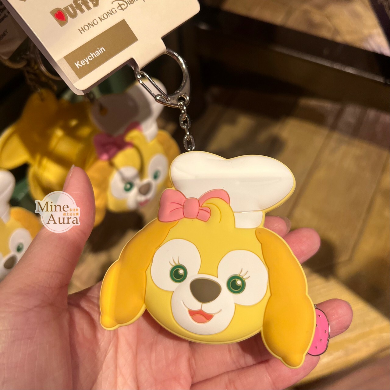 (現貨) 可琦安 餅乾 CookieAnn 大頭 矽膠 零錢包 鑰匙圈 吊飾 -香港迪士尼樂園