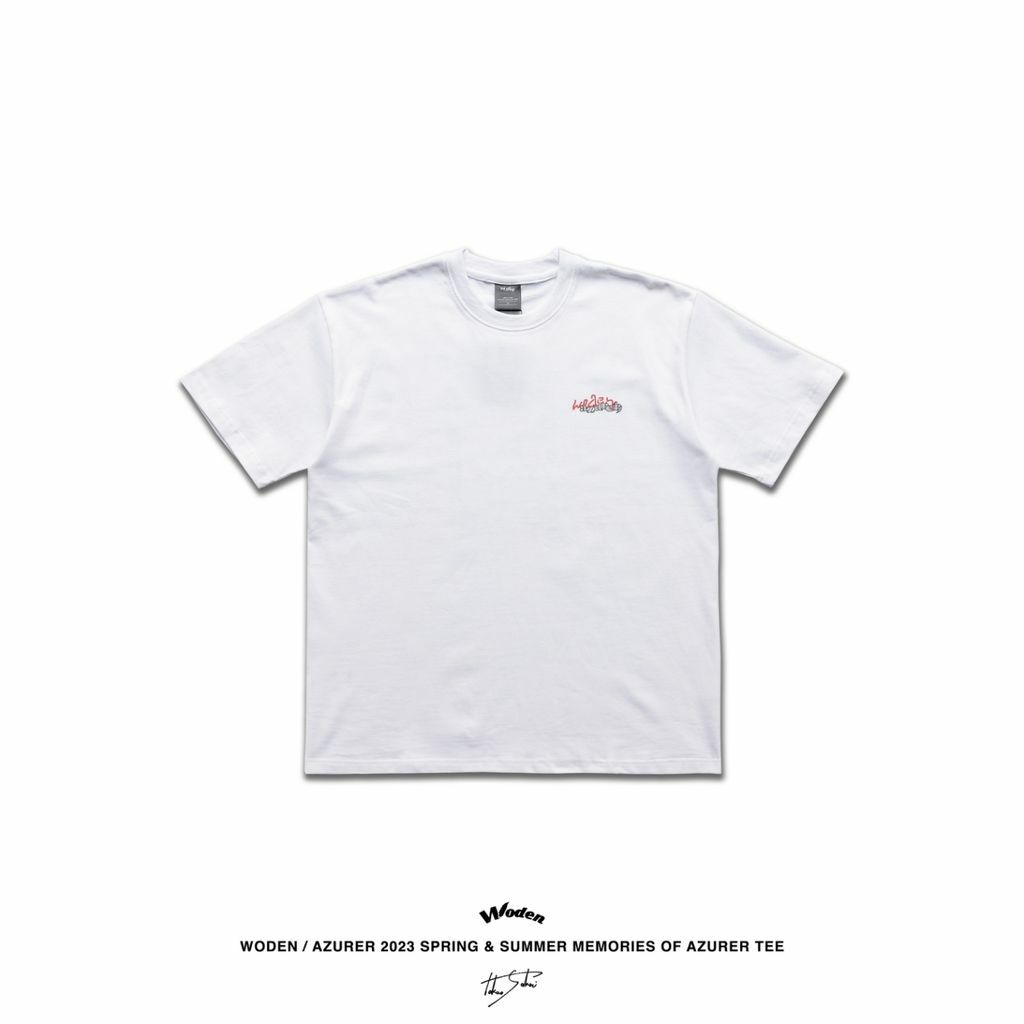 WODEN / Azurer 2023 Spring & Summer 040 Memories of Azurer tee 白色款
