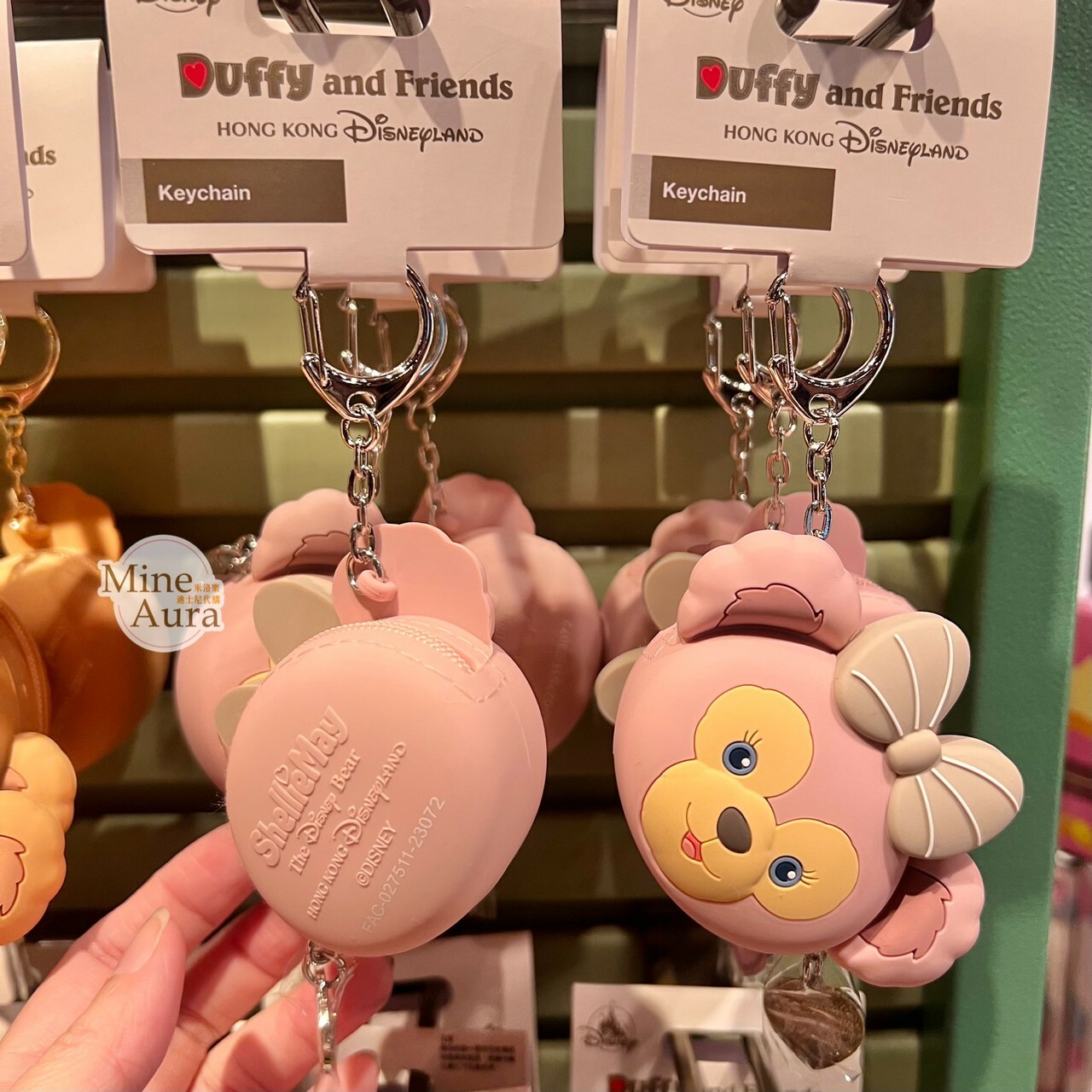 (現貨) 雪莉玫 ShellieMay 大頭 矽膠 零錢包 鑰匙圈 吊飾 -香港迪士尼樂園