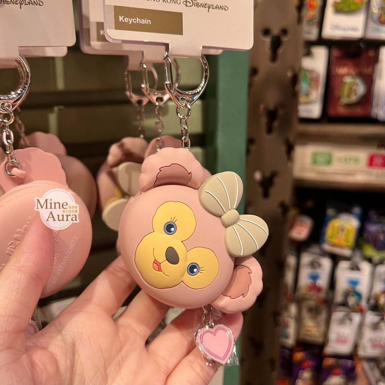 (現貨) 雪莉玫 ShellieMay 大頭 矽膠 零錢包 鑰匙圈 吊飾 -香港迪士尼樂園