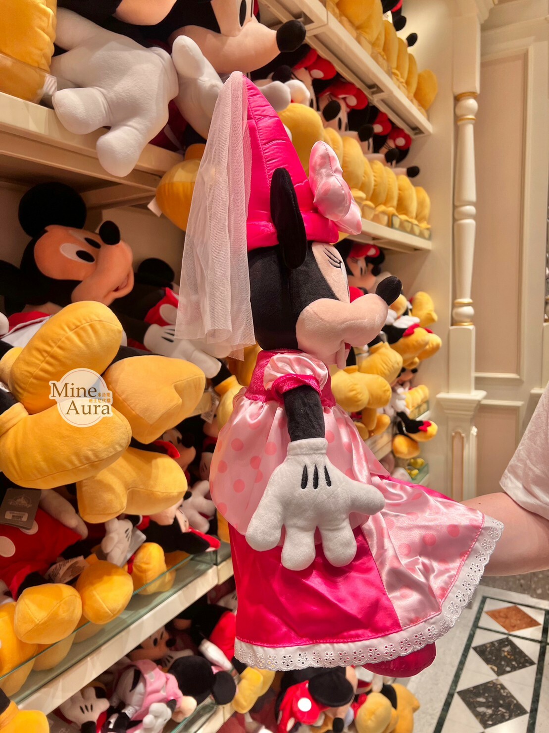 米妮 Minnie 魔法師 造型 絨毛 娃娃 玩偶 -香港迪士尼樂園