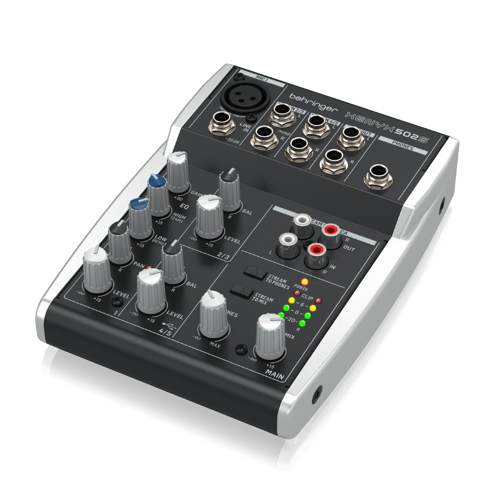 Behringer Behringer / Xenyx 502S 5軌混音機 / USB錄音介面 第 2 張圖片｜三峽錄音 / 音響