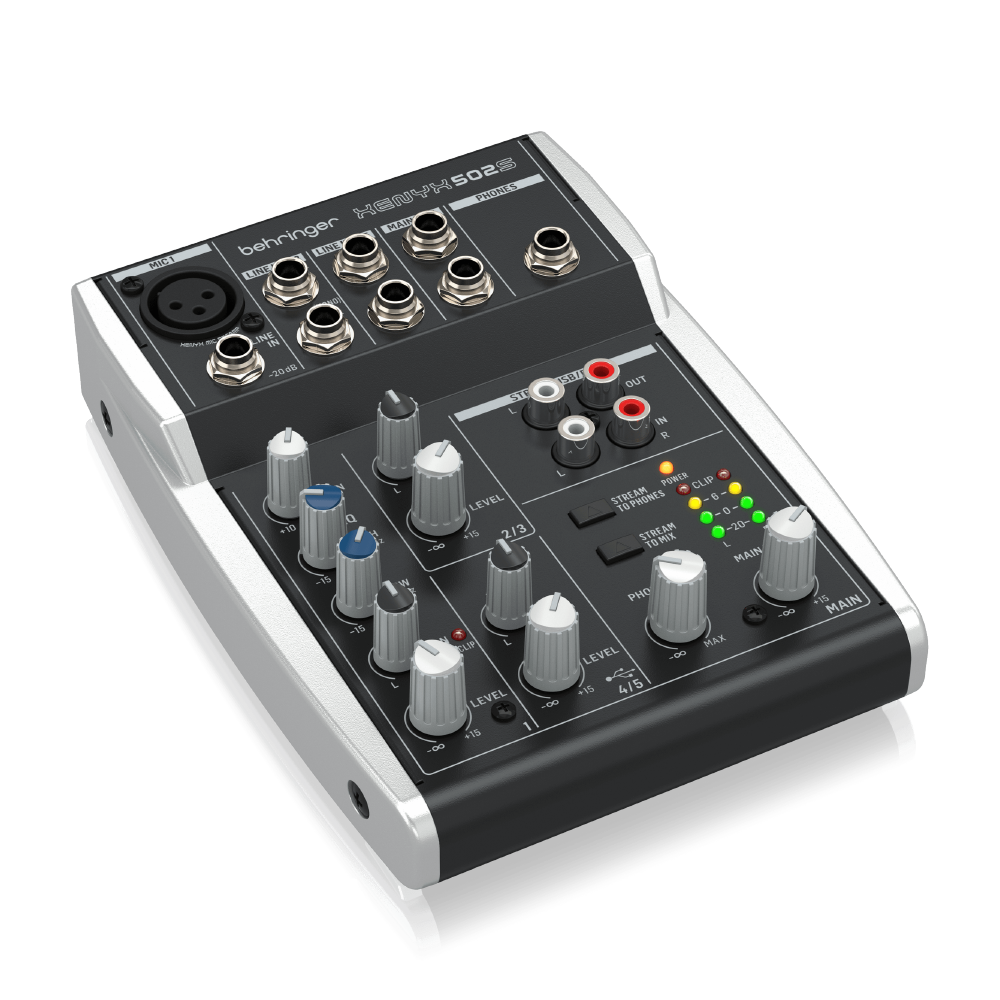 Behringer Behringer / Xenyx 502S 5軌混音機 / USB錄音介面 第 3 張圖片｜三峽錄音 / 音響