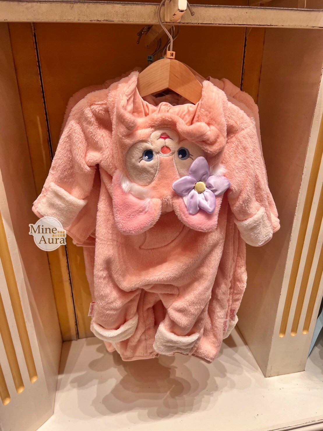 玲娜貝兒 Lina bell 可愛造型 大頭連帽 連身 嬰兒 包屁衣 -香港迪士尼樂園