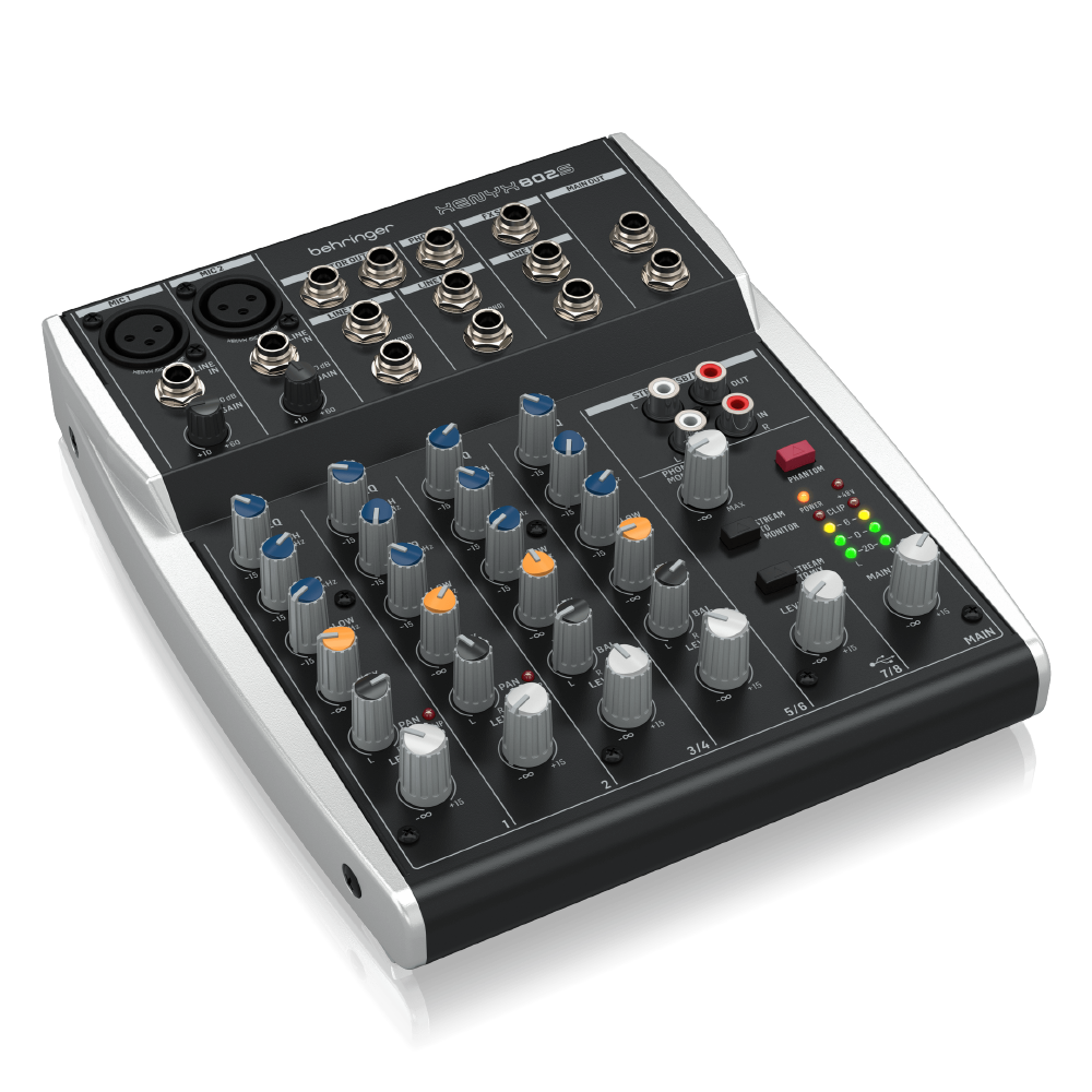 (預購中)Behringer (預購中)Behringer / Xenyx 802S 8軌混音機 / USB錄音介面 第 3 張圖片｜三峽錄音 / 音響