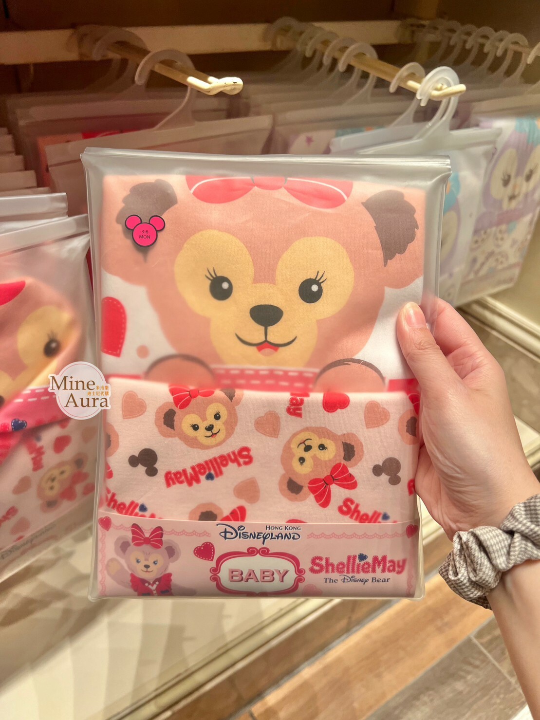 (現貨) 雪莉玫 ShellieMay 可愛圖案 包屁衣 2入組 -香港迪士尼樂園