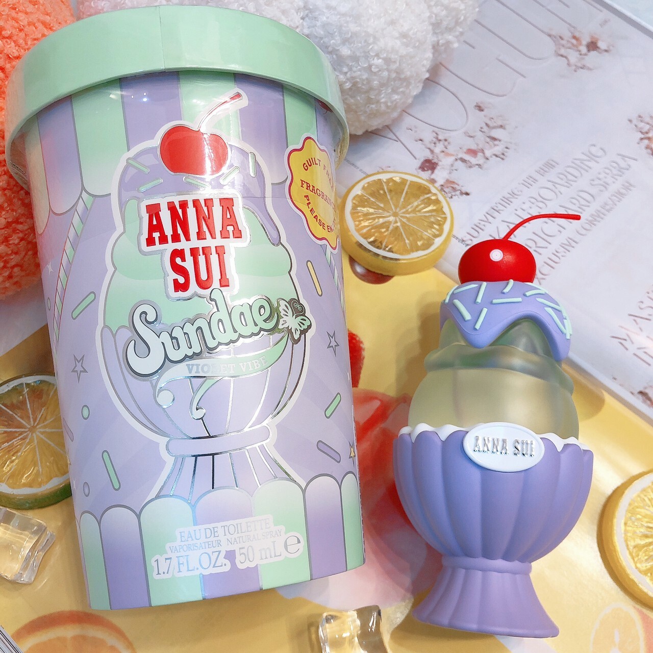 Anna Sui 安娜蘇 果漾聖代淡香水戀愛紫檸 50ml