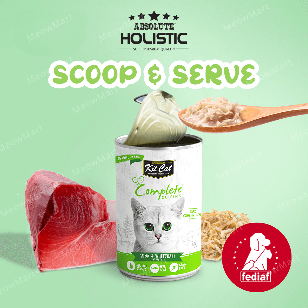 Absolute Holistic Complete Diet 頂級鮮肉濃湯主食罐 (吞拿魚+白飯魚)150g