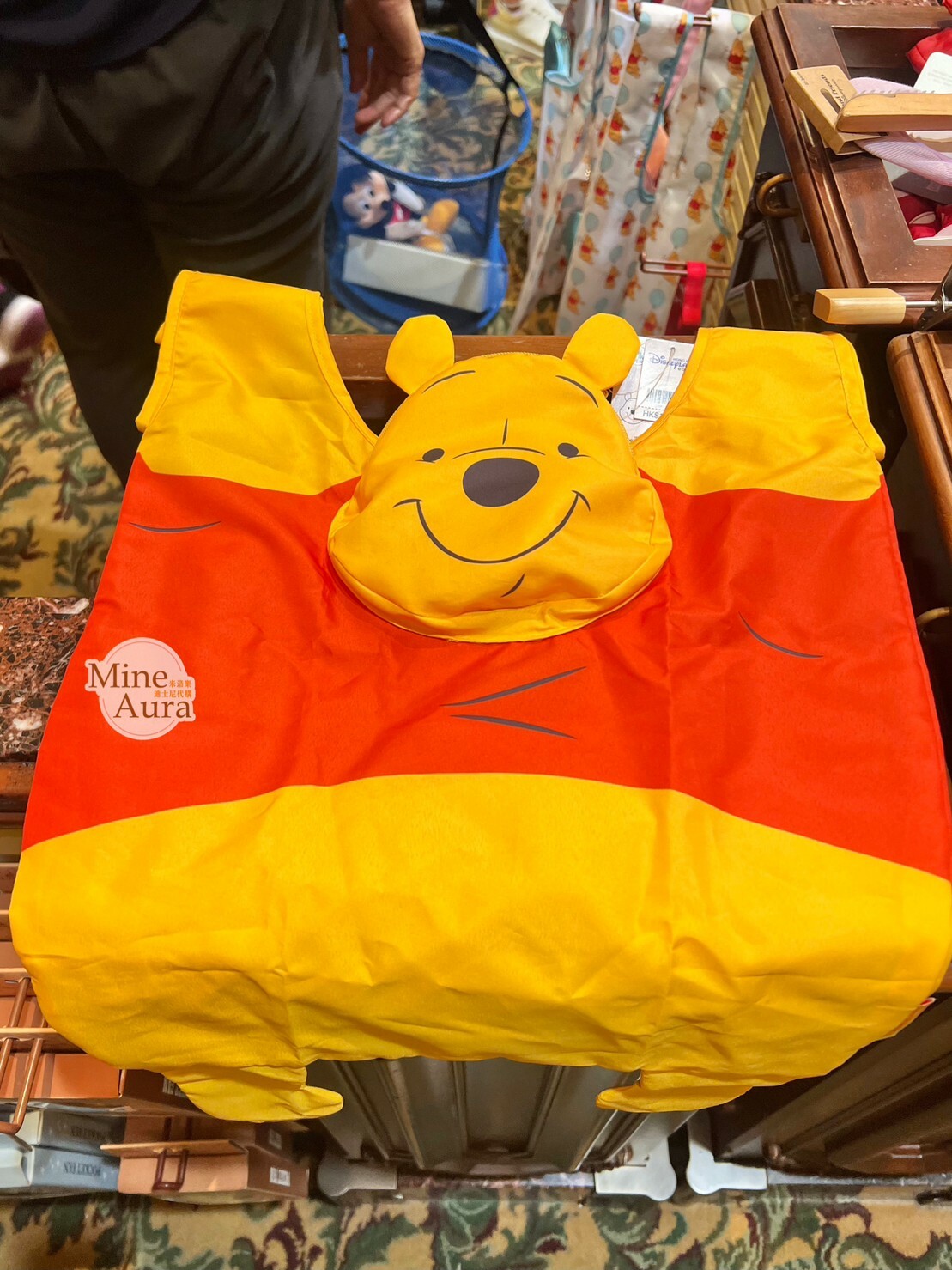 小熊維尼 Winnie the Pooh 折疊收納 環保 購物袋 -香港迪士尼樂園