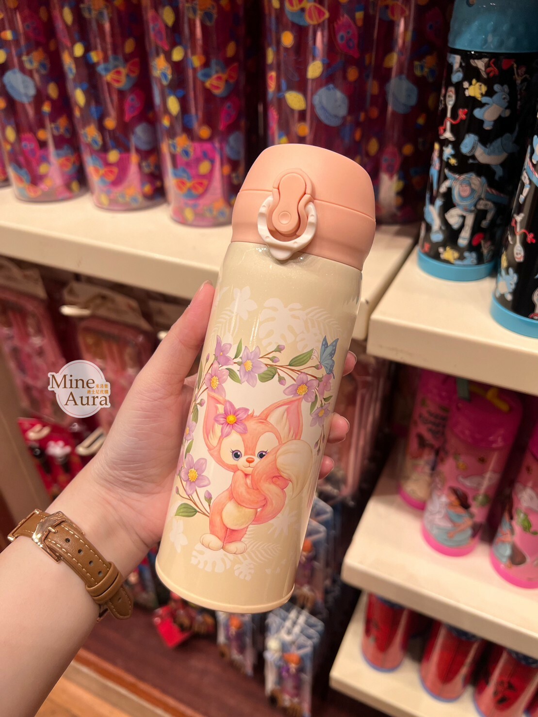 玲娜貝兒 LinaBell 圖案 保溫瓶 隨身 水壺 -香港迪士尼樂園
