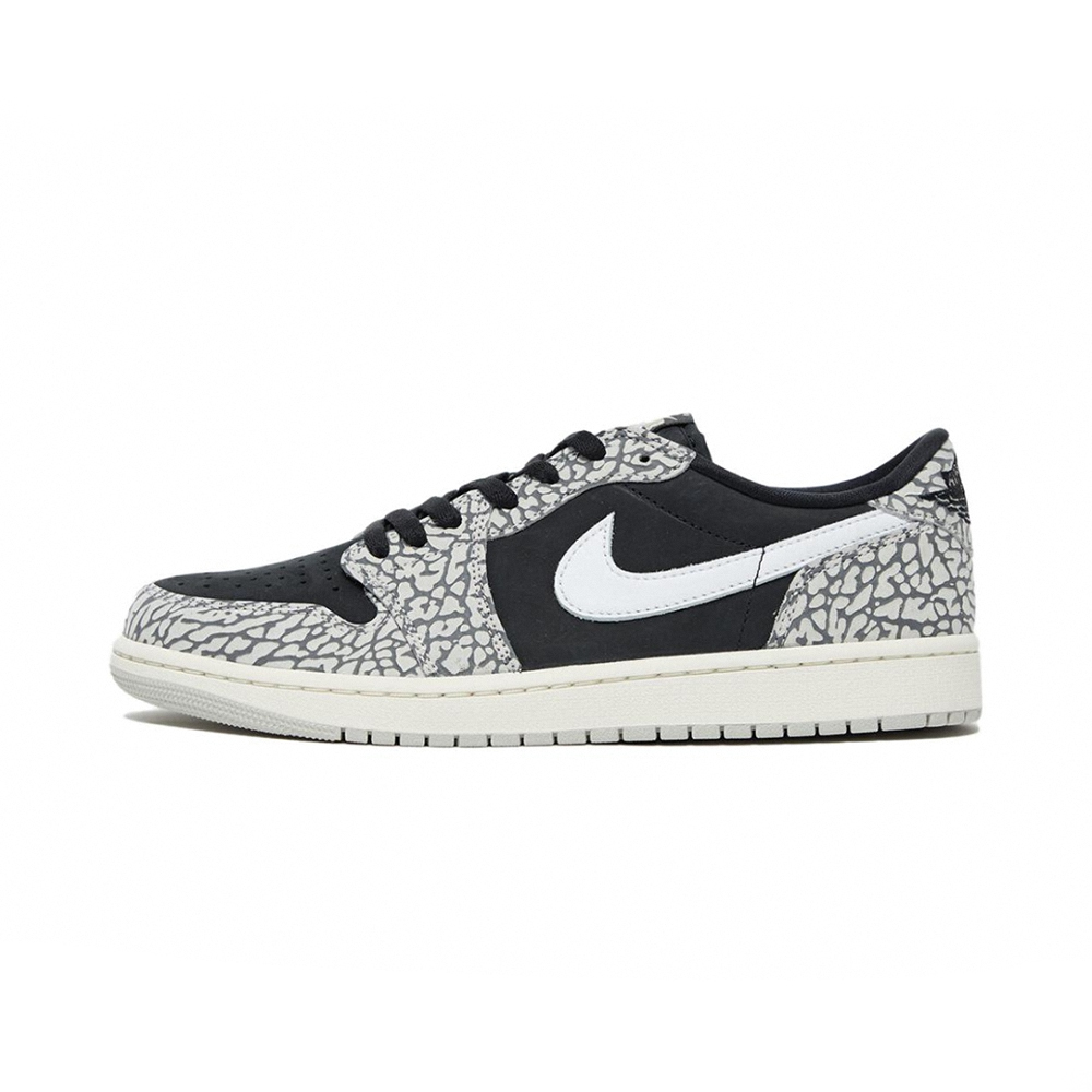 Air Jordan 1 Retro Low OG Black Cement 黑灰 爆裂紋 CZ0790-001