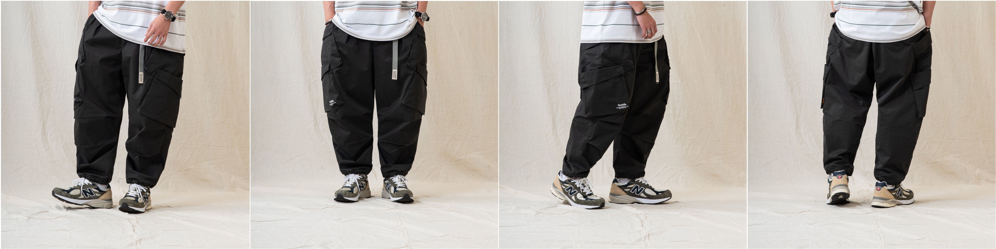 PERSEVERE MULTI-POCKET CARGO PANTS - CHARCOAL GREY