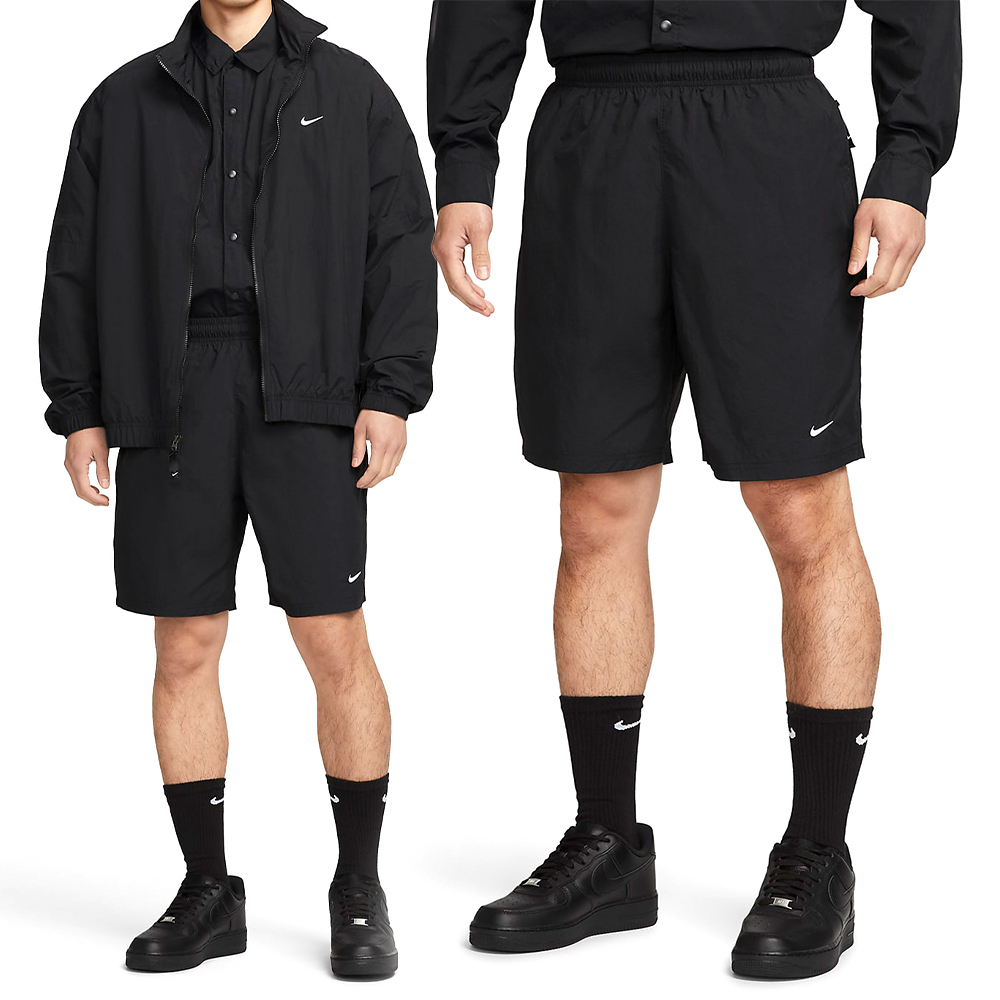 Nike AS M NK SOLO SWSH WVN SHORT 男 黑色 梭織 運動 休閒 短褲 DX0750-010