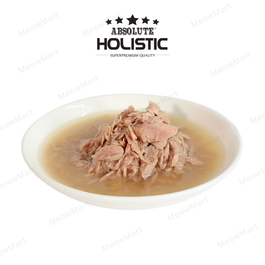 Absolute Holistic 頂級鮮肉濃湯主食罐 (吞拿魚+三文魚) 150g