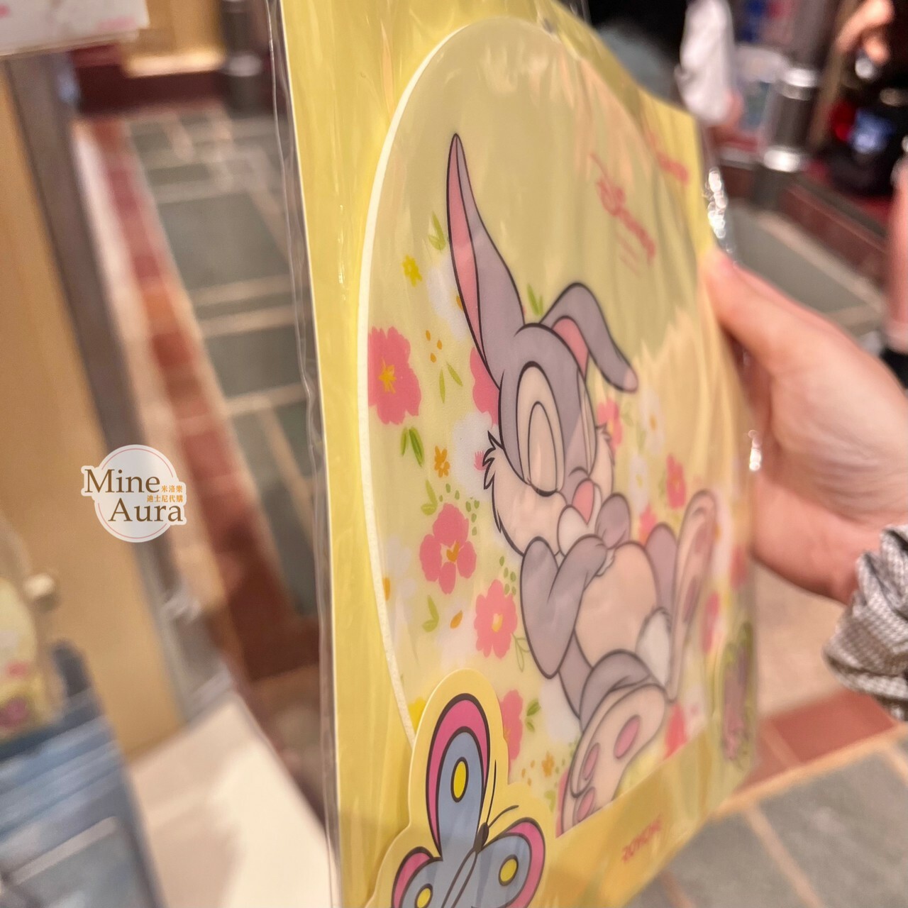 桑普兔 Thumper 睡顏 睡覺 圖案 造型 滑鼠墊 小鹿斑比 Bambi -香港迪士尼樂園