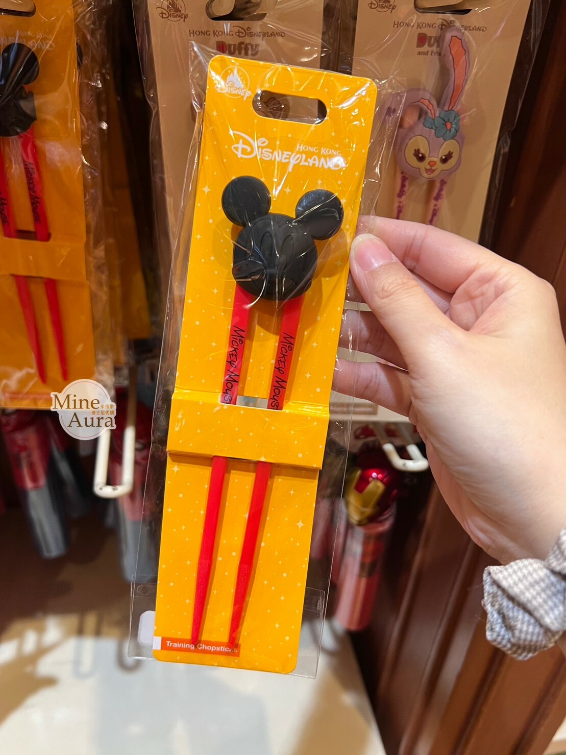 米奇 Mickey 大頭造型 寶寶專用 學習筷 -香港迪士尼樂園