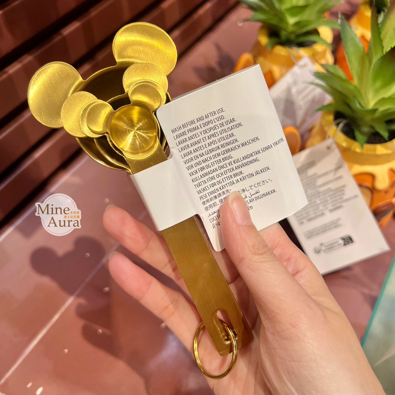 米奇 Mickey 米奇頭造型 量匙 量勺 4入組 -香港迪士尼樂園