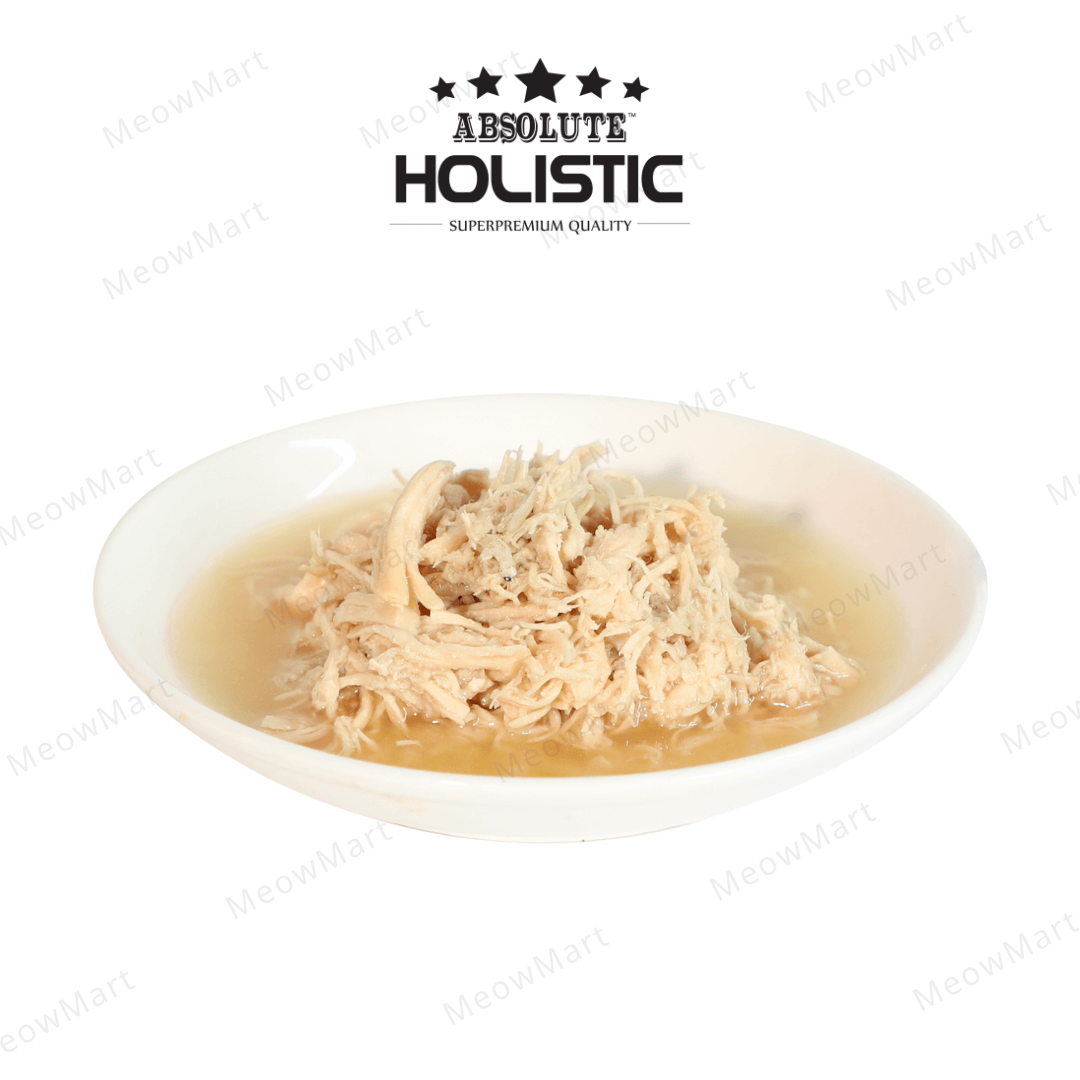 Absolute Holistic Complete Diet 頂級鮮肉濃湯主食罐 (雞肉+銀魚)150g